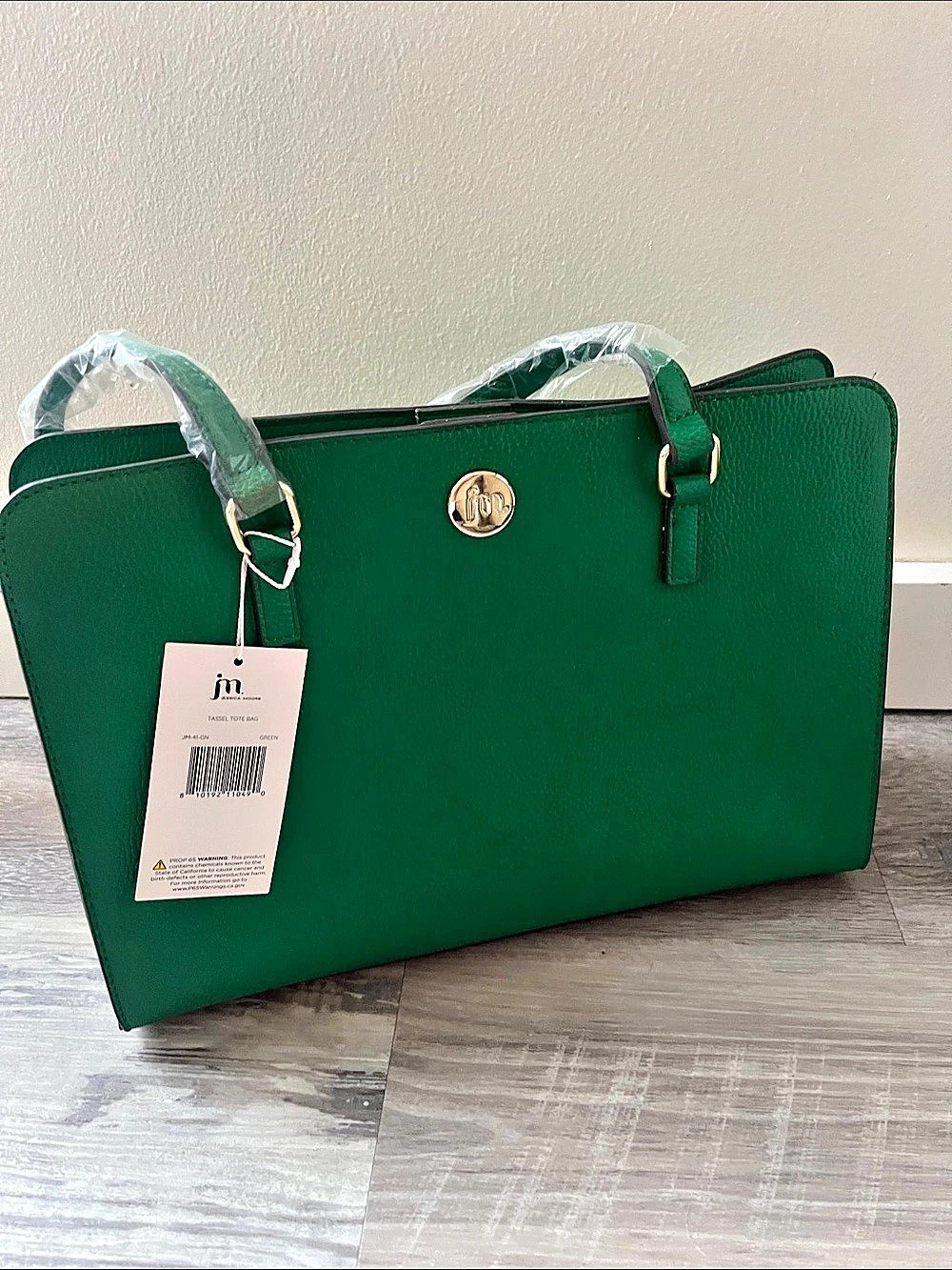 Jessica Moore Green Shoulder Bag NWT